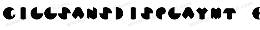 GillSansDisplayMT ExtraBold字体转换